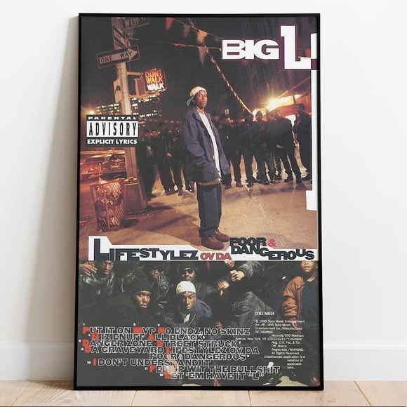 Big L - Lifestyles of da Poor & Dangerous Poster - Picture 1 of 1